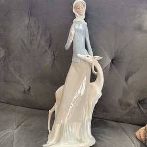 Lladro Diana With Deer Figurine Collectible Ceramic RETIRED